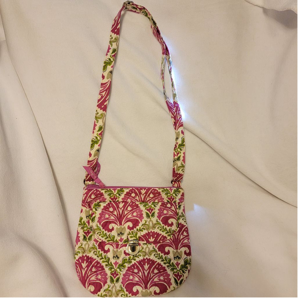 VERA BRADLEY NWOT Saddle Crossbody - Julep Tulip